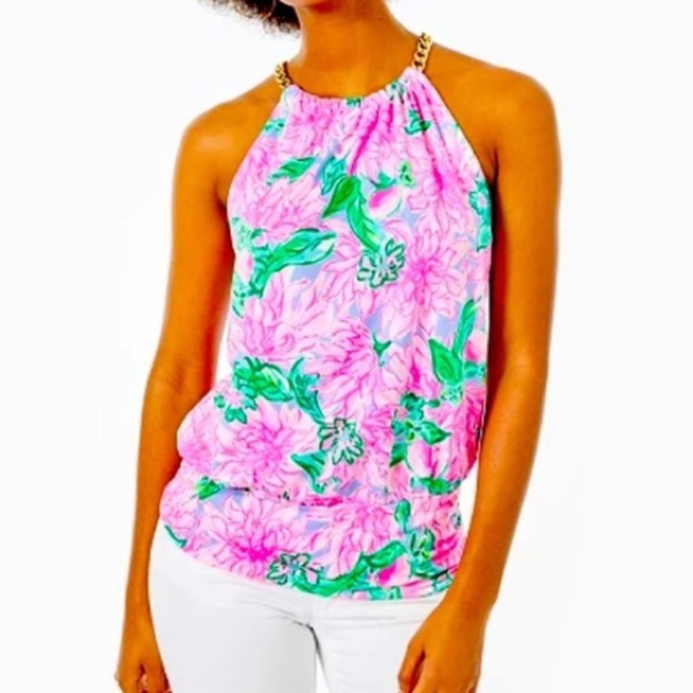NWT Lilly Pulitzer Bowen Top Try Your Zest